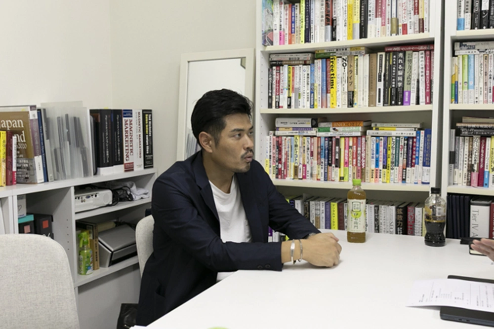 酒井勝義氏と谷口翔太の対談風景4