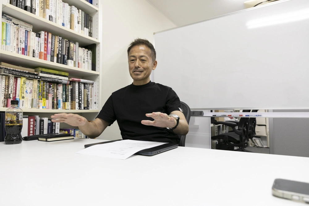 酒井勝義氏と谷口翔太の対談風景3