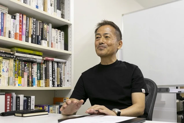 酒井勝義氏と谷口翔太の対談風景1